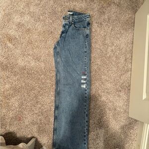 Levi's Light Blue Wide Leg Jeans